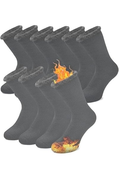 BananaHome Thermal Socks for Men Women 5 Pairs, Brushed Interior Warm Winter ...