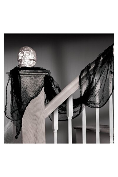 OEM Plasa Decorativa Neagra de Halloween 6m – decor tematic pentru casă, petr...