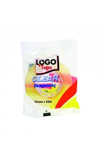 LOGO Σελοτέιπ Διαφανής 15mm x 33m