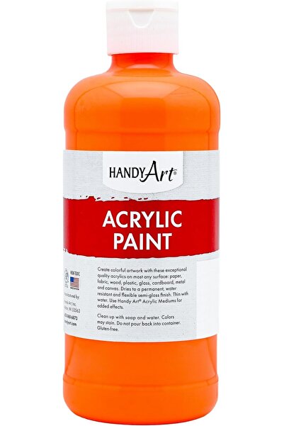 Handy Art طلاء أكريليك للطلاب 16 أونصة، أخضر فلورسنت