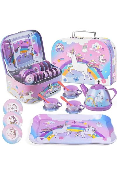 GENERAL Gifts Tea Party Set for Little Girls, Gift for Age 3 4 5 6 Year Old, ...