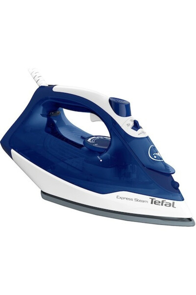 TEFAL Σίδερο ατμού Express Steam FV2838E0, 2400W, εκτόξευση ατμού 180 γρ./λεπ...