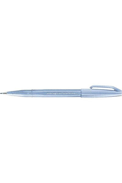 Pentel Yayınları قلم بنتل فود تاتش سيجن، أزرق، يشبه فرشاة الرسم (SES15C-C)