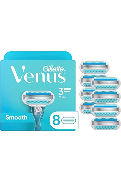 Gillette Venus Smooth Women's Razor Blades - 8 Refills