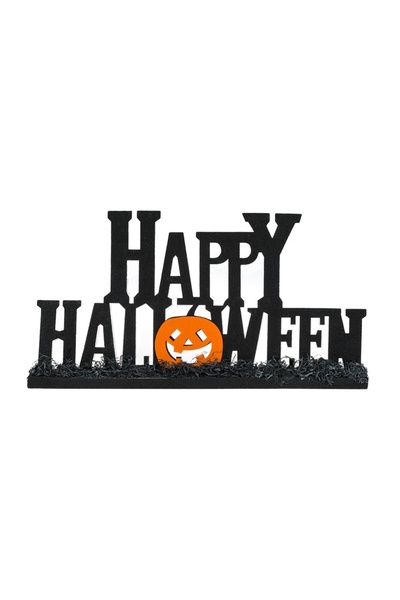 OEM Decorațiune de Halloween Dovleac Happy Halloween 60x31 cm – decor înfrico...