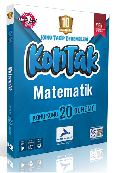 paraf yayınları 10. Sınıf Maarif Model KONTAK Matematik Konu Konu 20 Deneme