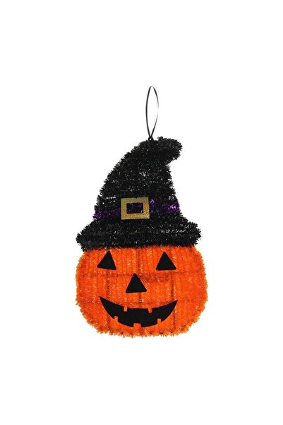 OEM Decorațiune de Halloween Dovleac cu Palarie & Beteala 23x37 cm – ornament...