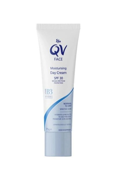 Qv كريم نهاري مرطب مع واقي من الشمس (+SPF30) - (75 جرام) صورة المنتج