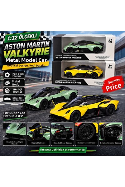 AKN Rw8132 1:32 Aston Marton Valkyrie Pull and Go Metal Model Car Price Is fo...
