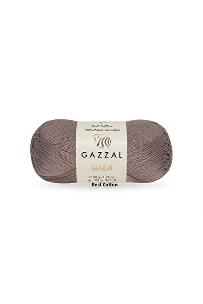 Gazzal Giza 100% Mercerized Cotton Knitting Yarn 50 Gr 125 m – 1 Piece-2495