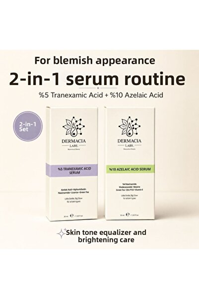 Dermacia Labs Bioceuticals Beauty Anti-Blemish Serum Set of 2 5% Tranexamic A...