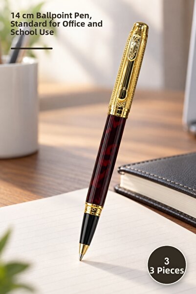 Yenilig 3 Ballpoint Pens – Single 14 cm Writing Pen Ballpoint Pen Standard Of...