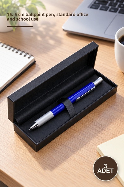 Yenilig 3 Ballpoint Pens – Boxed Single Pack of 15.5 cm Writing Supplies, Bal...