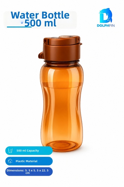 DolphFin 500 ml Plastic Water Bottle Water Bottle Flask