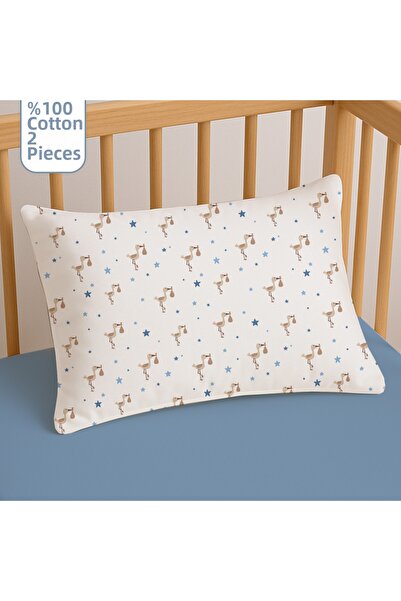 liefhome غطاء وسادة للأطفال مصنوع من القطن بنسبة 100% |   35x45 (قطعتان)