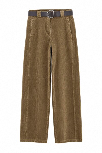 Trendyol Collection Dark Beige Trousers Twoaw27Pl00087