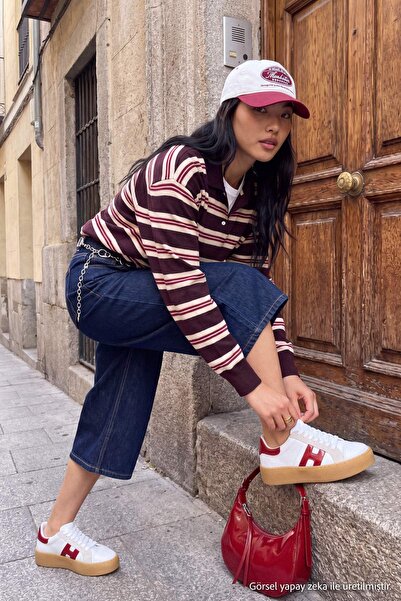 TRENDYOL SHOES Λευκά Γυναικεία Ρετρό Αθλητικά Παπούτσια TAKSS26SN00014