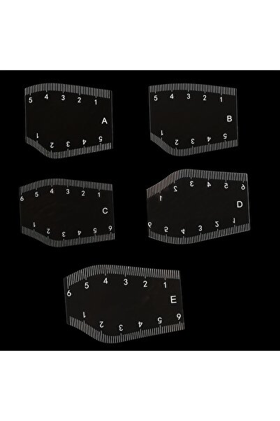 Choice 5pcs-Magic Tool 5pcs Eyebrow Shaping Stencil Set, Magic Tool for Eyebr...