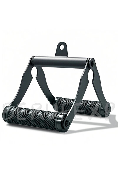 Choice black V Bar T-Bar Row Landmine Handle Attachment for Barbell Bars, Dou...
