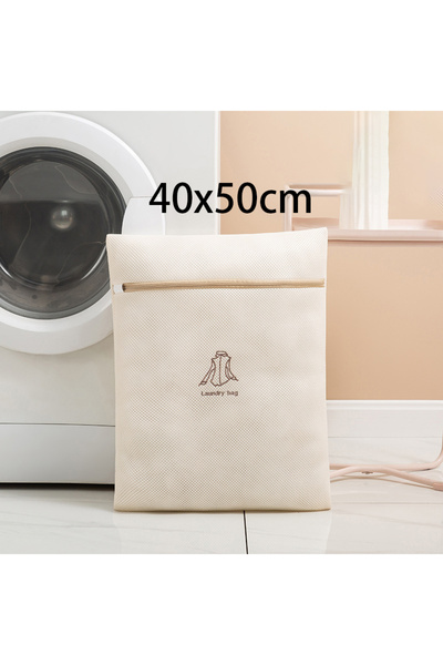 Choice4 Jacket 40x50cm Laundry Bag Fine Mesh Embroidery Print Laundry Pouch H...