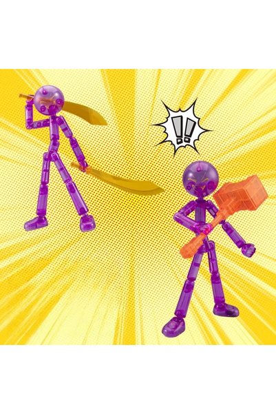 Choice5 A4 HUAHUASet 3D Printed Stickman Action Figure Toy with Movable Joint...