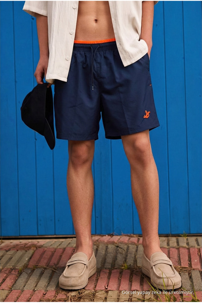 DAMGA JEANS Ανδρικό σορτς κολύμβησης Comfort Fit, ελαφρύ, γρήγορου στεγνώματο...