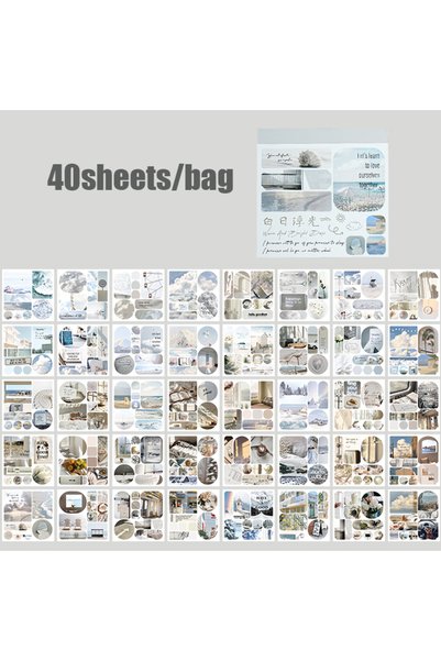 Choice4 S26270-4 Mr Paper 40pcs/bag Crossroads Wind Series Landscape Theme St...
