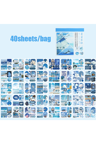 choice2 S26270-2 Mr Paper 40pcs/bag Crossroads Wind Series Landscape Theme St...