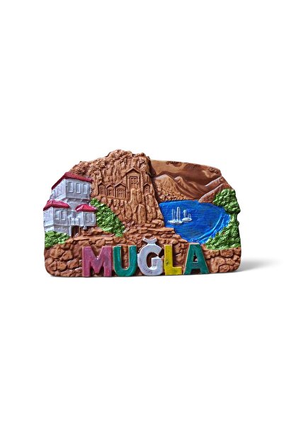 Genel Markalar Muğla magneti polyester kabartma hediyelik magnet