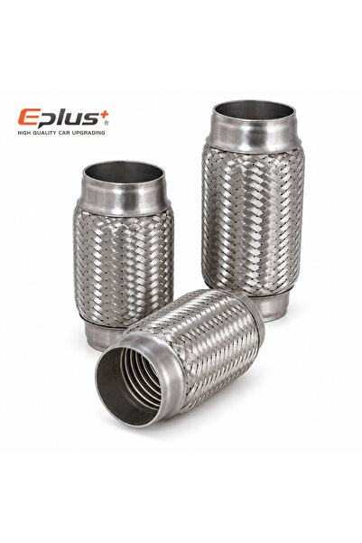 Choice5 ID 63MM-120MM Universal Automotive Woven Mesh Exhaust Hose Stainless ...