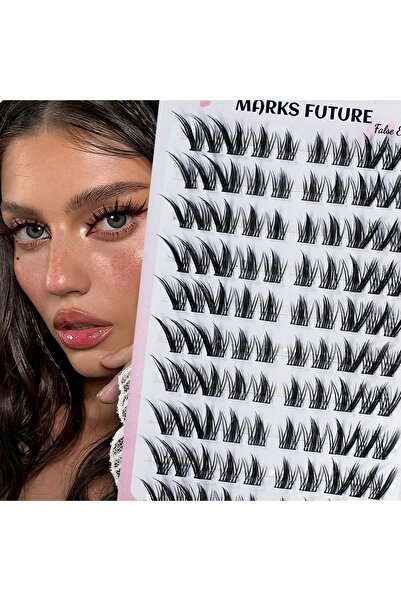 Choice MIX 10 Rows of 100 Clusters C Curl Individual Fox-Style False Eyelashe...