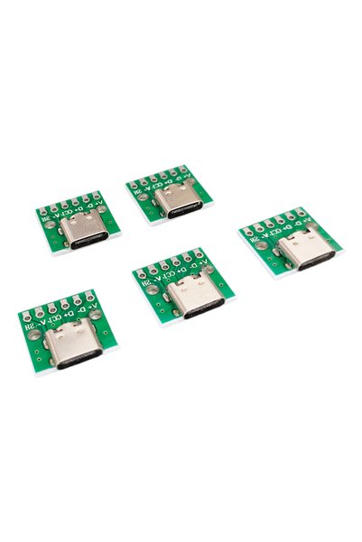 Choice1 20PCS 5/10/20pcs USB Type-C Female Test PCB Board Adapter Type C 6Pin...