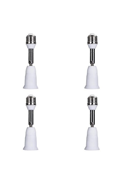 choice2 4PCS LED Light Bulb E27 Socket Flexible Extension Adapter Converter W...