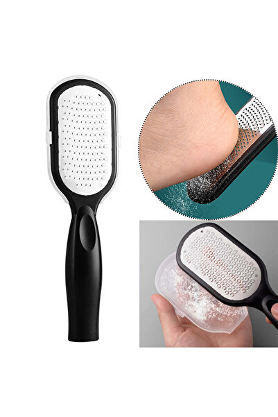Choice1 Black New Foot File Stainless Steel Rasp Anti-Splash,Heel Grater Hard...