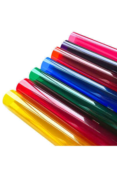 Choice 7pcs Bundle 20cm X 30CM Transparent Window Film Color Solar Tint Self ...