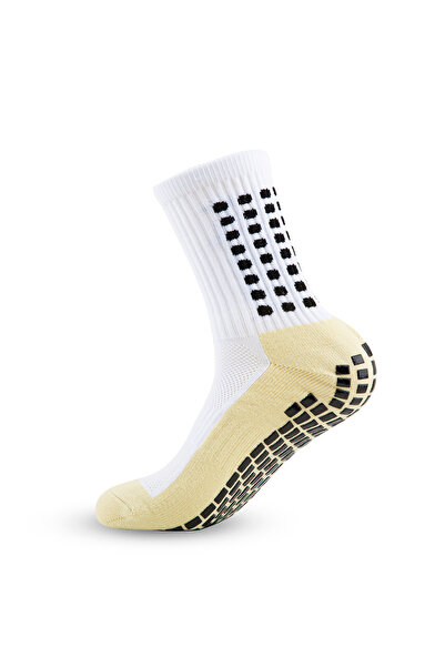 Choice WHITE Anti-slip Soccer Women Men Outdoor Sport Grip Football Yoga Socks