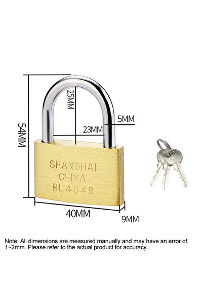choice2 40mm Copper Padlock Small Locks for Luggage Case Locker Home Improvem...