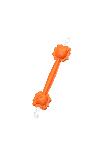 Choice3 orange 2024 New models Baby Cleaner Spoon Double-headed Soft Wax Cure...