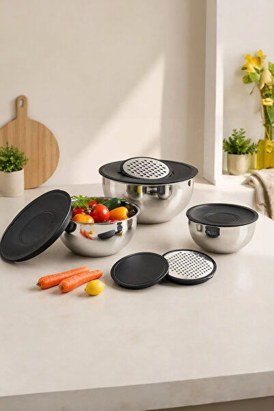 Zest Prochef 9 Parça Karıştırma ve Saklama Kabı