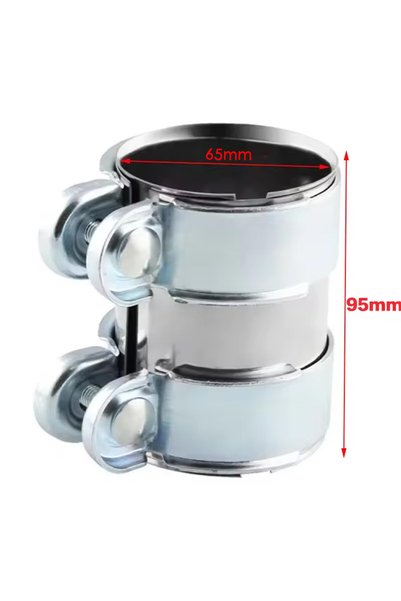 Choice 65mm(2.5 in) Exhaust Clamp 45mm 50mm 55mm 60mm 65mm 70mm 76mm Exhaust ...