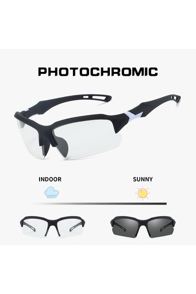 Choice ME1 Fashion New Photochromic Cycling Sunglasses Men Women Softball Hik...