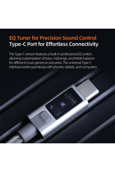 Choice TypeC With MIC KZ M2 Headphone Cord Dual Mic Silver Plated Cable TypeC...