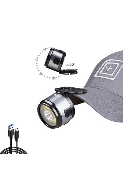 Choice 6550 Headlamp Headband Rechargeable Mining Lamp Ultra-Bright Cap Clip ...