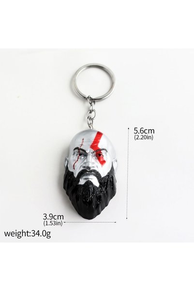 Choice15 K00409 New God of War 4 Kratos Sword Keychain Pendant Keyring Jewelr...