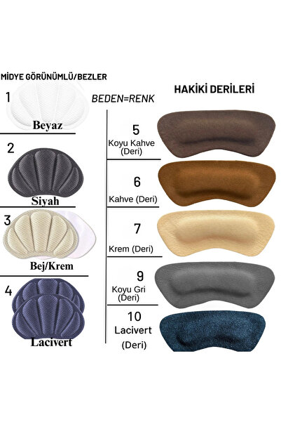 Mawrond Ayakkabı Arkası Topuk Vurma Önleyici+ Çok Az Ayakkabı Numara Küçültüc...