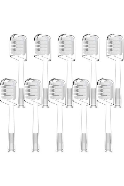 Choice Sensitive Type 10 Pcs/Pack Replacement Toothbrush Heads For Laifen Wav...