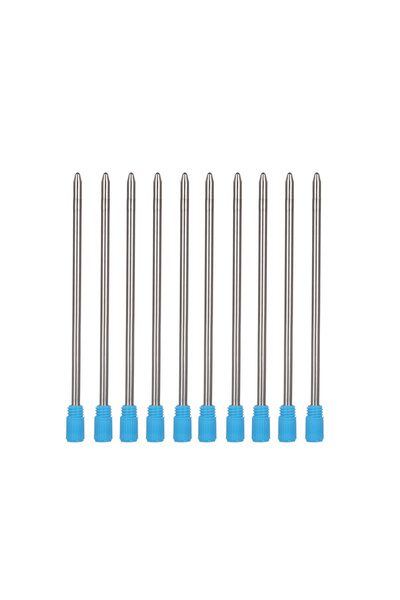 Choice1 -Blue Ink 10Pcs/Lot 7CM Metal Pen Refill for Crystal Diamond Ballpoin...