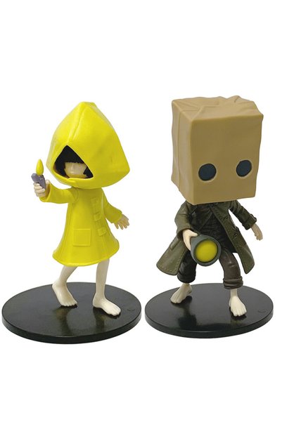 Choice5 2pcs no box Hot Game GK Little Nightmares Anime Figurine Six Mono Fig...