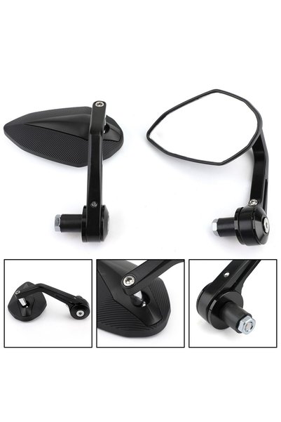 Choice Artudatech Motorcycle Sportbike 7/8" Handle Bar End Mirrors For 790 69...