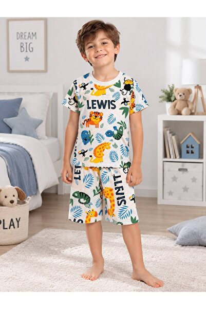 Generic Brand Boys' Cotton Summer Thin Fabric White Koala Parrot Lion Pattern...